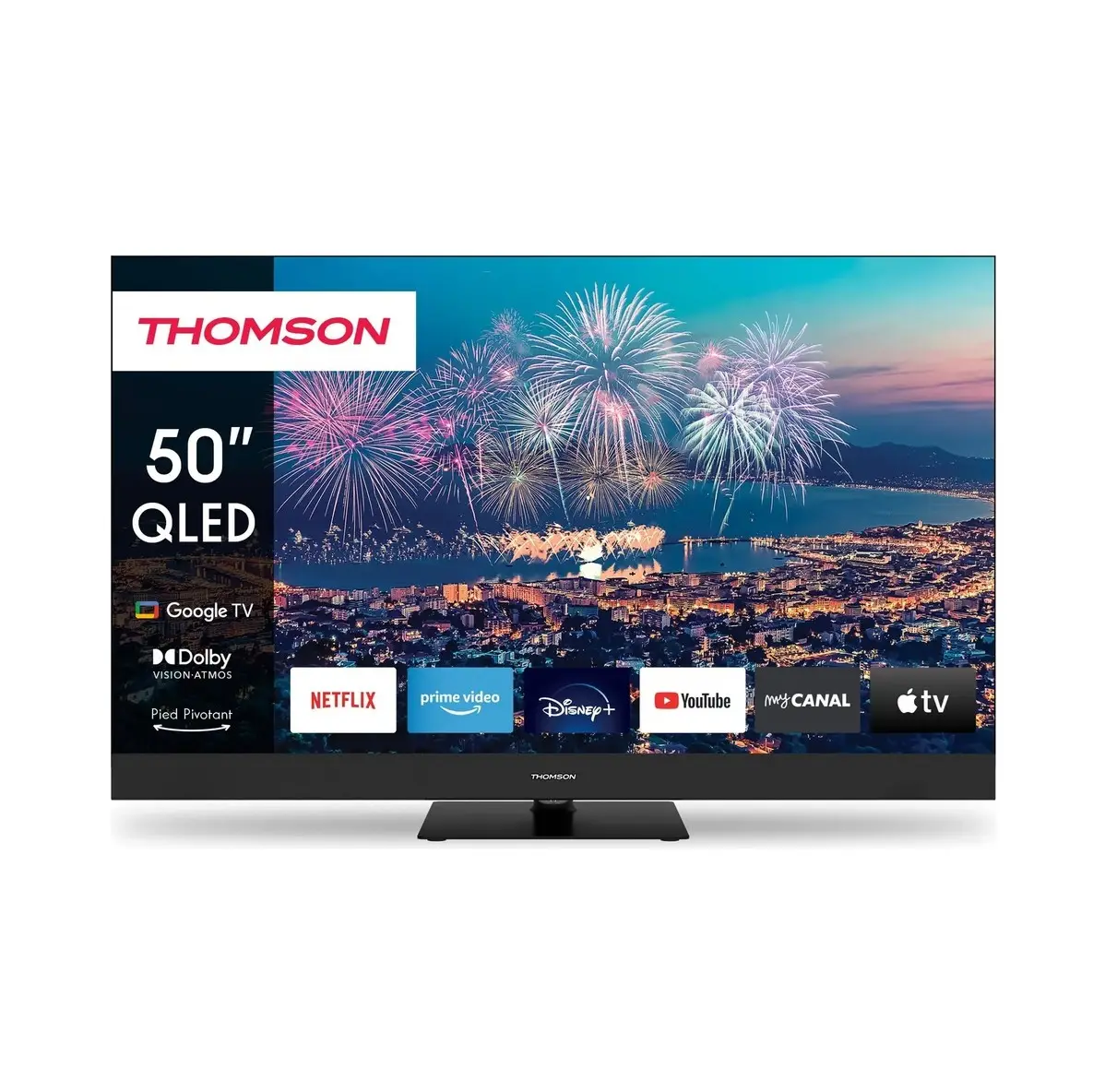 Thomson 50QG6C14 50" 126 Ekran Uydu Alıcılı 4K Ultra HD Google Smart Qled Plus TV