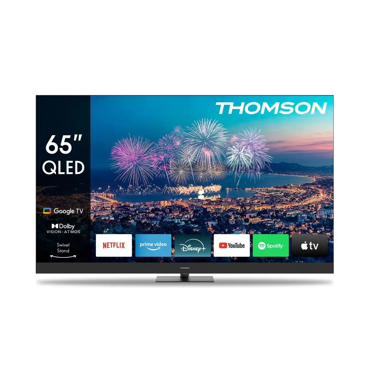 THOMSON 65QG6C14 65" 164 Ekran Uydu Alıcılı 4K Ultra HD Google Smart QLED Plus TV