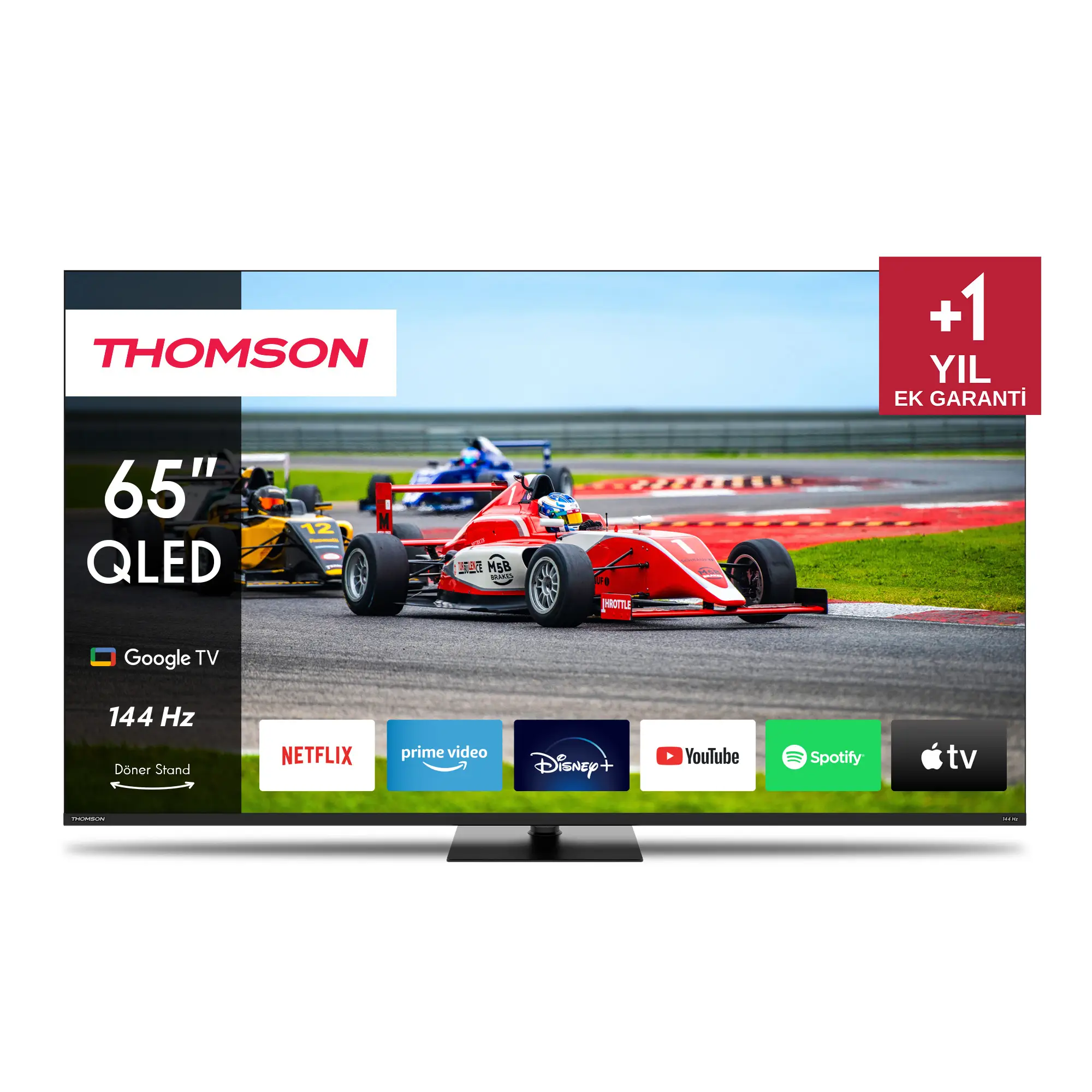 Thomson 65QG7C14 65”164 Ekran Uydu Alıcılı 4K Ultra HD Google Smart 144 Hz QLED Pro TV