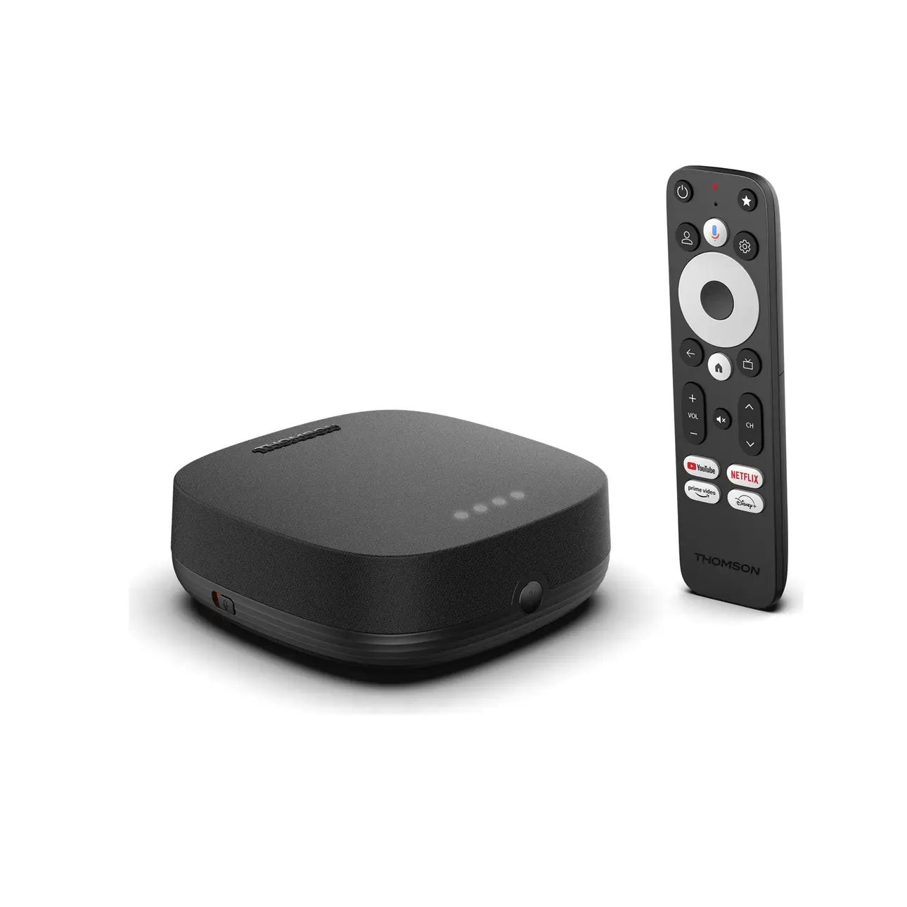 Thomson Streaming Box 270 Plus 4K Uhd, Dolby Vision, Dolby Atmos, Hdr 10+, 3gb Ram 32 GB Rom Google Tv