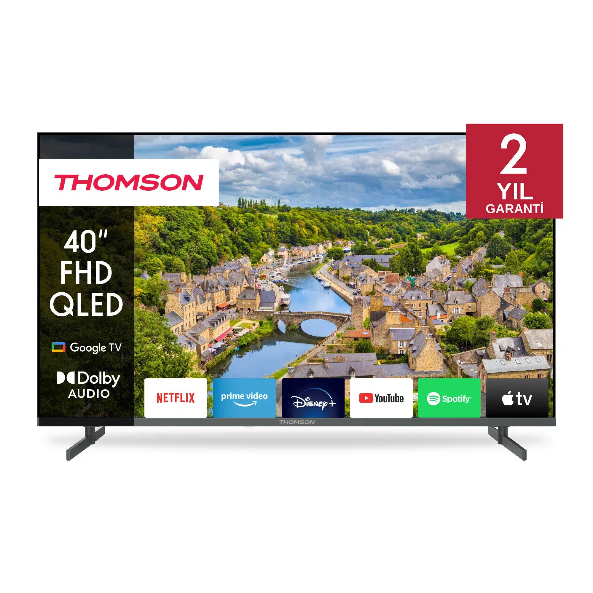 Thomson TV 40FQG3S15K 40" 101 CM Full HD QLED Smart Google TV